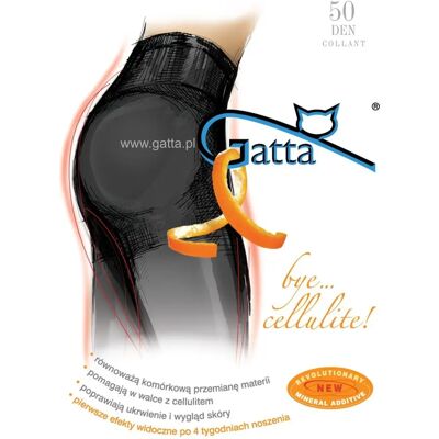 Dámske pančuchové nohavice BYE CELLULITE - GATTA nero 2-S Dámske pančuchové nohavice BYE CELLULITE - GATTA nero 2-S