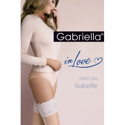 Tenké samodržiace pančuchy so vzorom - calze ISABELLE. - GABRIELLA PŘÍRODNÍ/ŠAMPAŇSKÉ 5/6 Tenké samodržiace pančuchy so vzorom - calze ISABELLE. - GABRIELLA PŘÍRODNÍ/ŠAMPAŇSKÉ 5/6