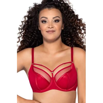 Ava Dámska podprsenka AV 1923 RED červená 65G Ava Dámska podprsenka AV 1923 RED červená 65G