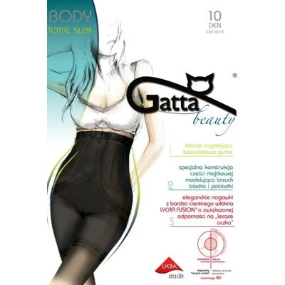 Gatta BODY TOTAL SLIM 10 FUSION - 10 DEN visone 3-M Gatta BODY TOTAL SLIM 10 FUSION - 10 DEN visone 3-M