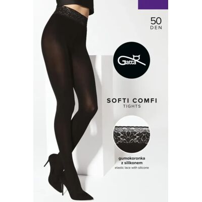 Gatta SOFTI-COMFI 50 DEN - PANČUCHY 50 DEN nero 3-M Gatta SOFTI-COMFI 50 DEN - PANČUCHY 50 DEN nero 3-M