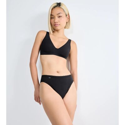 sloggi 24/7 Cotton Lace - Tai Panties (3 ks): pohodlie s jemnou čipkou Sloggi BLACK 48 sloggi 24/7 Cotton Lace - Tai Panties (3 ks): pohodlie s jemnou čipkou Sloggi BLACK 48