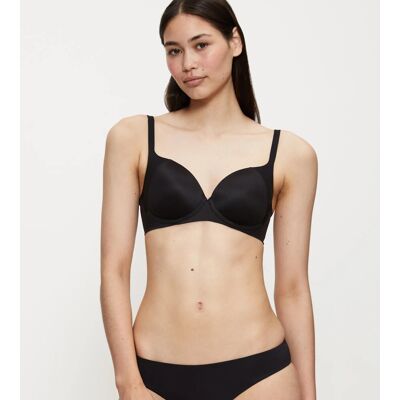 BODY MAKE-UP SOFT TOUCH - Hladká podprsenka s vypchávkami a kosticami Triumph BLACK 80D BODY MAKE-UP SOFT TOUCH - Hladká podprsenka s vypchávkami a kosticami Triumph BLACK 80D