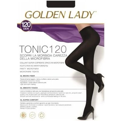 Dámske pančuchové nohavice Golden Lady Tonic 120 deň nero/černá 2-S Dámske pančuchové nohavice Golden Lady Tonic 120 deň nero/černá 2-S