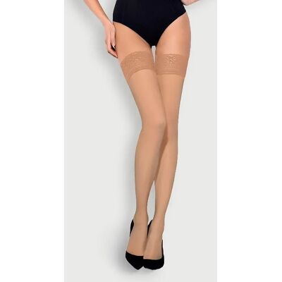 Dámske samodržiace pančuchy Mona Felice 15 den naturale/odc.béžová 5/6-XL/XXL Dámske samodržiace pančuchy Mona Felice 15 den naturale/odc.béžová 5/6-XL/XXL