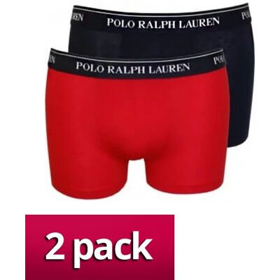 Pánske boxerky GB- 2 pack - Ralph Lauren M modrá - červená Pánske boxerky GB- 2 pack - Ralph Lauren M modrá - červená