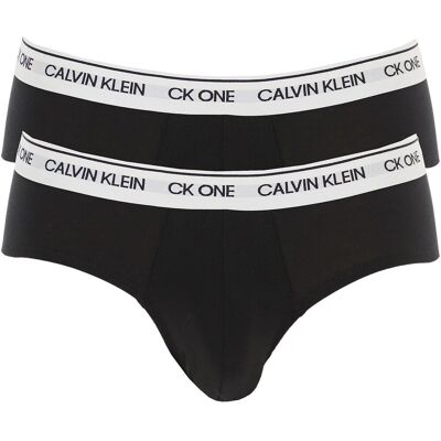 Slipy 2pcs NB2383A BNM čierna - Calvin Klein S černá Slipy 2pcs NB2383A BNM čierna - Calvin Klein S černá