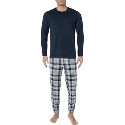 Pánske pyžamo 500002-878 - Jockey XL tm.Modrá Pánske pyžamo 500002-878 - Jockey XL tm.Modrá