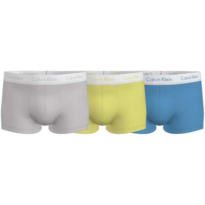 Pánske boxerky - U2664G 1U5 - béžová/žltá/modrá - Calvin Klein M Mix barev Pánske boxerky - U2664G 1U5 - béžová/žltá/modrá - Calvin Klein M Mix barev