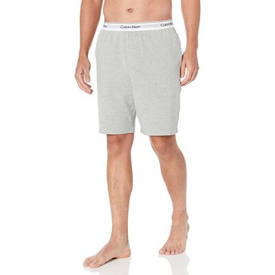Pánske kraťasy na spanie NM2303E P7A šedá - Calvin Klein L šedá Pánske kraťasy na spanie NM2303E P7A šedá - Calvin Klein L šedá