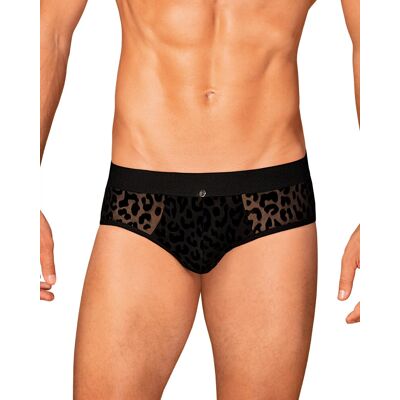 Pánske slipy Azmeron briefs - Obsessive S/M černá Pánske slipy Azmeron briefs - Obsessive S/M černá