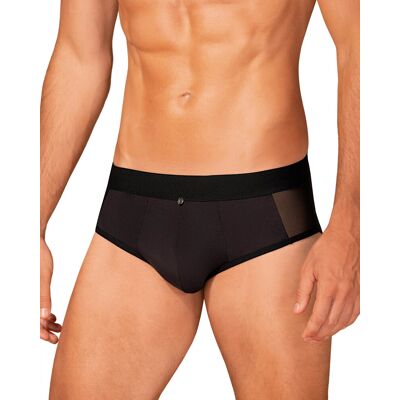 Pánske slipy Boldero briefs black - Obsessive S/M černá Pánske slipy Boldero briefs black - Obsessive S/M černá