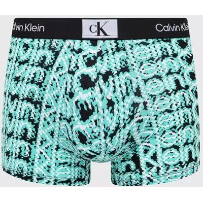 Pánske boxerky 000NB3403A AC5 tyrkys-čierno-biele - Calvin Klein M Pánske boxerky 000NB3403A AC5 tyrkys-čierno-biele - Calvin Klein M