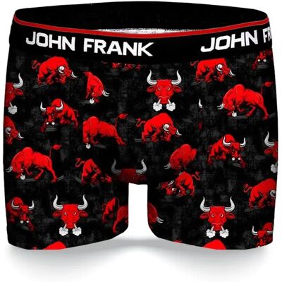 Pánske boxerky John Frank JFBD332 S černá Pánske boxerky John Frank JFBD332 S černá