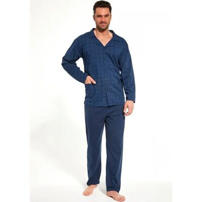 Pánske pyžamo Cornette 114/57 XL Tm. modrá Pánske pyžamo Cornette 114/57 XL Tm. modrá