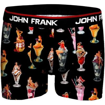 Pánske boxerky John Frank JFBD356 S černá Pánske boxerky John Frank JFBD356 S černá