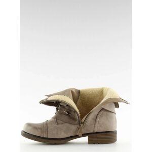 Inello Dámske členkové topánky 17103 - BESTELLE 37 khaki-béžová Inello Dámske členkové topánky 17103 - BESTELLE 37 khaki-béžová