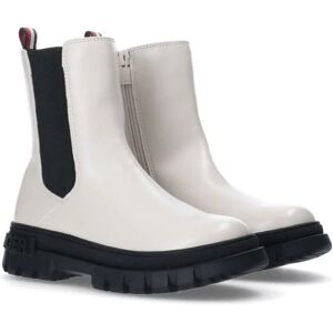 Dámske členkové topánky T3A5-33058-1355101-101 Ecru with Black - Tommy Hilfiger 40 ecru-černá Dámske členkové topánky T3A5-33058-1355101-101 Ecru with Black - Tommy Hilfiger 40 ecru-černá