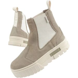 Dámske topánky Mayze Chelsea Suede W 382829 05 grey/white - Puma 37 Dámske topánky Mayze Chelsea Suede W 382829 05 grey/white - Puma 37