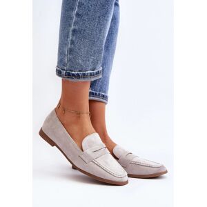 Inello Dámske mokasíny 1AY / 5042 Light grey - Super mode 38 světle šedá Inello Dámske mokasíny 1AY / 5042 Light grey - Super mode 38 světle šedá