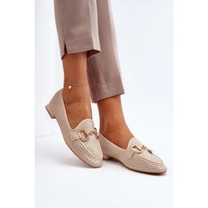 Inello Dámske mokasíny FF-33 Light beige - Joia 38 světle béžová Inello Dámske mokasíny FF-33 Light beige - Joia 38 světle béžová