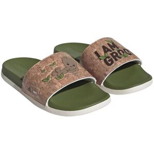 Adilette Comfort Jr ID8029 Zelená s hnedou - Adidas 33 zeleno-hnědá Adilette Comfort Jr ID8029 Zelená s hnedou - Adidas 33 zeleno-hnědá