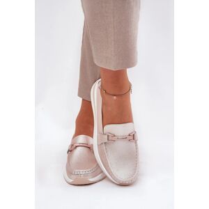 Dámske mokasíny GR51-598 Beige pearl - S.Barski 36 béžová Dámske mokasíny GR51-598 Beige pearl - S.Barski 36 béžová