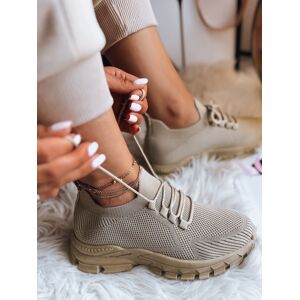 Dámske ponožkové tenisky STEEL THUNDER khaki FashionStreet ZY0345 37 Dámske ponožkové tenisky STEEL THUNDER khaki FashionStreet ZY0345 37