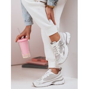 Dámske tenisky na hrubšej podrážke DYNAMICA silver FashionStreet ZY0595 39 Dámske tenisky na hrubšej podrážke DYNAMICA silver FashionStreet ZY0595 39