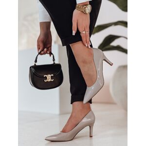 Dámske vysoké čižmy na podpätku STILETTU sivé FashionStreet ZY0839 40 Dámske vysoké čižmy na podpätku STILETTU sivé FashionStreet ZY0839 40