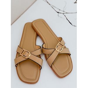 Dámske žabky BELICCA khaki FashionStreet ZY0979 36 Dámske žabky BELICCA khaki FashionStreet ZY0979 36
