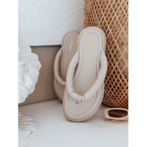 Dámske žabky EASYDAY beige FashionStreet ZY0992 36 Dámske žabky EASYDAY beige FashionStreet ZY0992 36