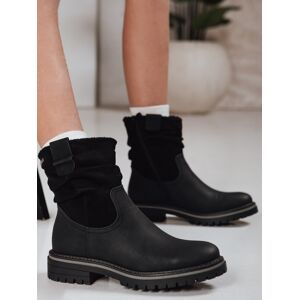 Dámske čierne semišové čižmy FashionStreet ZY1277 41 Dámske čierne semišové čižmy FashionStreet ZY1277 41