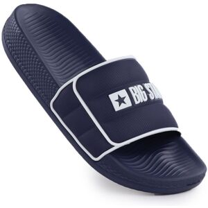 Pánske žabky k bazénu navy blue Big Star RR174A045 41 Pánske žabky k bazénu navy blue Big Star RR174A045 41