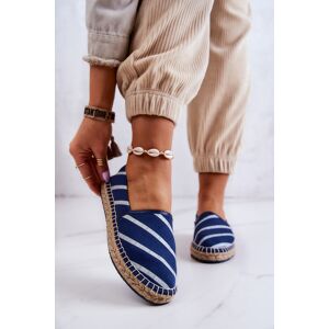 Big Star Shoes Dámske klasické espadrilky Big Star JJ274960 Navy blue 39 Big Star Shoes Dámske klasické espadrilky Big Star JJ274960 Navy blue 39