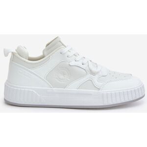Big Star Shoes Pánske tenisky z eko kože Big Star OO174003 White 42 Big Star Shoes Pánske tenisky z eko kože Big Star OO174003 White 42
