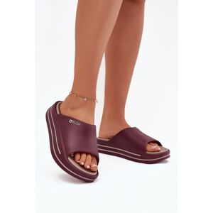Big Star Shoes Dámske papuče na platforme Big Star SS274425 Burgundy 39 Big Star Shoes Dámske papuče na platforme Big Star SS274425 Burgundy 39