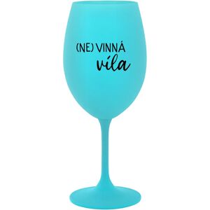 Giftela (NO)WINE FAITH - tyrkysový pohár na víno 350 ml Giftela (NO)WINE FAITH - tyrkysový pohár na víno 350 ml