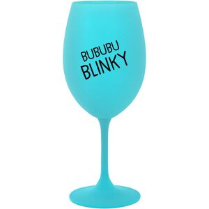 Giftela BUBUBUBLINKY - tyrkysový pohár na víno 350 ml Giftela BUBUBUBLINKY - tyrkysový pohár na víno 350 ml