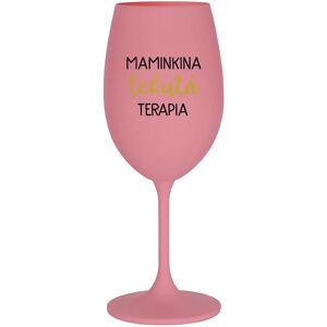 Giftela MAMA FLUID THERAPY - ružový pohár na víno 350 ml Giftela MAMA FLUID THERAPY - ružový pohár na víno 350 ml