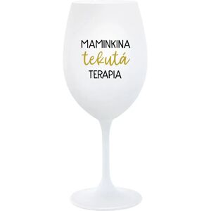 Giftela LIEKOVÁ TERAPIA PRE MAMINKY - pohár na biele víno 350 ml Giftela LIEKOVÁ TERAPIA PRE MAMINKY - pohár na biele víno 350 ml