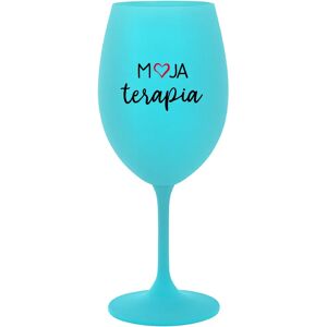 Giftela MOJA TERAPIA - tyrkysový pohár na víno 350 ml Giftela MOJA TERAPIA - tyrkysový pohár na víno 350 ml
