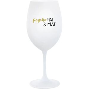 Giftela PSYCHO PAT&MAT; - pohár na biele víno 350 ml Giftela PSYCHO PAT&MAT; - pohár na biele víno 350 ml