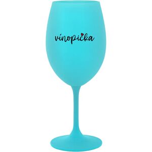 Giftela VINOPIECKA - tyrkysový pohár na víno 350 ml Giftela VINOPIECKA - tyrkysový pohár na víno 350 ml