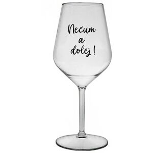 Giftela NESMELI A NESPADLI! - priehľadný nerozbitný pohár na víno 470 ml Giftela NESMELI A NESPADLI! - priehľadný nerozbitný pohár na víno 470 ml