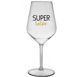 Giftela SUPER DAD - priehľadný nerozbitný pohár na víno 470 ml Giftela SUPER DAD - priehľadný nerozbitný pohár na víno 470 ml