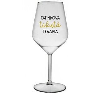 Giftela TATINEK'S LIQUID THERAPY - priehľadný nerozbitný pohár na víno 470 ml Giftela TATINEK'S LIQUID THERAPY - priehľadný nerozbitný pohár na víno 470 ml
