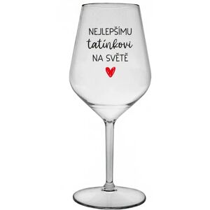 Giftela Na najlepšieho otca na svete - číry nerozbitný pohár na víno 470 ml Giftela Na najlepšieho otca na svete - číry nerozbitný pohár na víno 470 ml