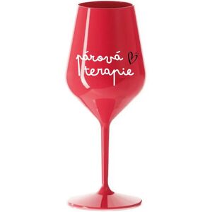 Giftela Párová terapia - červený nerozbitný pohár na víno 470 ml Giftela Párová terapia - červený nerozbitný pohár na víno 470 ml