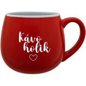 Giftela KÁVOHOLIK - červený keramický hrnček 300 ml Giftela KÁVOHOLIK - červený keramický hrnček 300 ml
